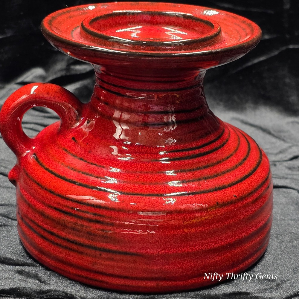 Vintage Ceramic candle holder, West‎ Germany, 505-12 Mark